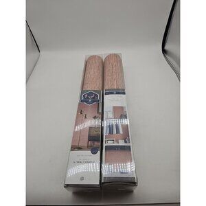 Self-Adhesive Artisan  Spice Vinyl Textured  Wall Paper 2 New Rolls 20.5X18 Feet